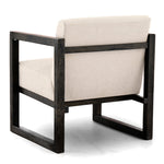 Alarick Cream Fabric/Wood Accent Chair