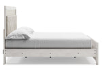 Altyra Gray/White King Panel Bed