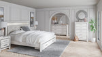 Altyra Gray/White King Storage Bed