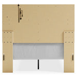 Altyra Gray/White Full Panel Bed