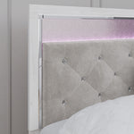 Altyra Gray/White Full Panel Bed