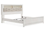 Altyra White King Bookcase Bed