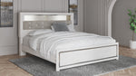 Altyra White King Bookcase Bed