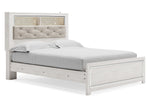 Altyra White Queen Bookcase Bed