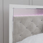 Altyra Gray/White Twin Panel Bed