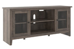 Arlenbry Gray Wood LG TV Stand