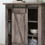 Arlenbury Antique Gray Wood Accent Cabinet