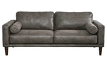 Arroyo Smoke Faux Leather 2-Seat Sofa