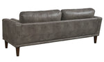 Arroyo Smoke Faux Leather 2-Seat Sofa