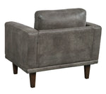 Arroyo Smoke Faux Leather Chair