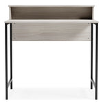 Bayflynn Whitewash Wood/Gunmetal Metal 36" Home Office Desk