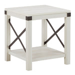 Bayflynn Whitewash Wood End Table