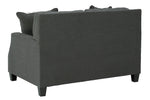 Bayonne Charcoal Fabric Loveseat