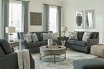 Bayonne Charcoal Fabric Loveseat