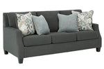 Bayonne Charcoal Fabric Sofa