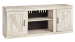 Bellaby Whitewash Wood Entertainment Center Fireplace Insert