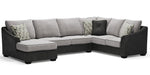 Bilgray 3-Pc LAF Sectional (Oversized)