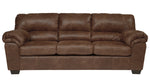 Bladen Coffee Faux Leather Sofa (Oversized)