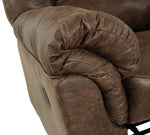 Bladen Coffee Faux Leather Manual Rocker Recliner