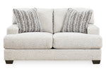 Signature Design Brebryan Flannel Plush Fabric Loveseat