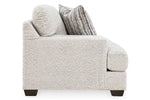 Signature Design Brebryan Flannel Plush Fabric Loveseat