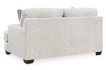 Signature Design Brebryan Flannel Plush Fabric Loveseat