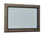 Brennagan Gray Wood Dresser Mirror