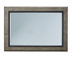 Brennagan Gray Wood Dresser Mirror