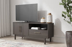 Brymont Dark Gray Wood Medium TV Stand