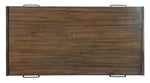 Calmoni Brown Wood Coffee Table