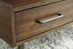 Calmoni Brown Wood Coffee Table