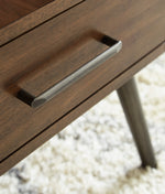 Calmoni Brown Wood End Table