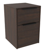 Camiburg Warm Brown Wood File Cabinet