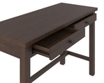 Camiburg Warm Brown Wood Home Office Desk