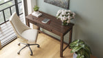 Camiburg Warm Brown Wood Home Office Desk