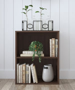 Camiburg Warm Brown Wood Small Bookcase