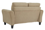 Signature Design Carten Quartz Fabric Loveseat