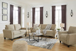 Signature Design Carten Quartz Fabric Loveseat