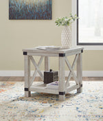 Carynhurst Whitewash Rectangular End Table