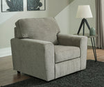 Signature Design Cascilla Pewter Chenille Chair