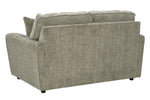 Signature Design Cascilla Pewter Chenille Loveseat