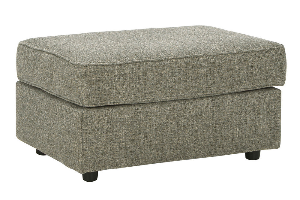 Signature Design Cascilla Pewter Chenille Ottoman