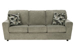 Signature Design Cascilla Pewter Chenille Sofa