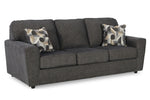 Signature Design Cascilla Slate Chenille Sofa