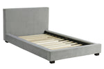 Chesani Gray Fabric Twin Platform Bed