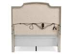 Chevanna Cream/Platinum Queen Panel Bed