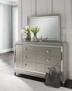 Chevanna Platinum Wood 6-Drawer Dresser