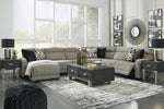 Colleyville 6-Pc Stone LAF Power Recliner Sectional