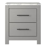 Cottonburg White/Light Gray Nightstand