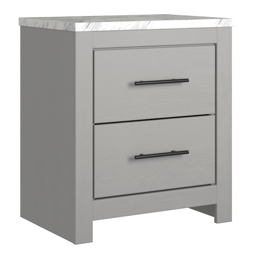 Cottonburg White/Light Gray Nightstand